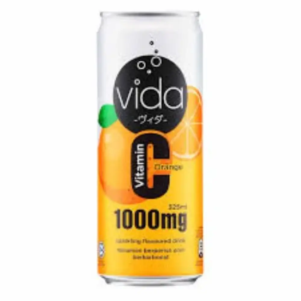 Vida Vitamin C Orange Sparkling Drink 325Ml